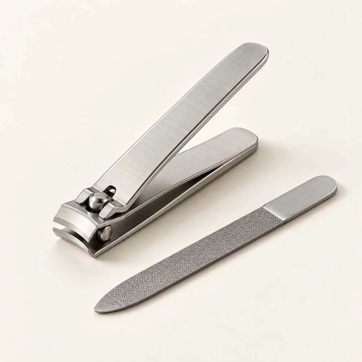 Angle Lever — Silver / Grey