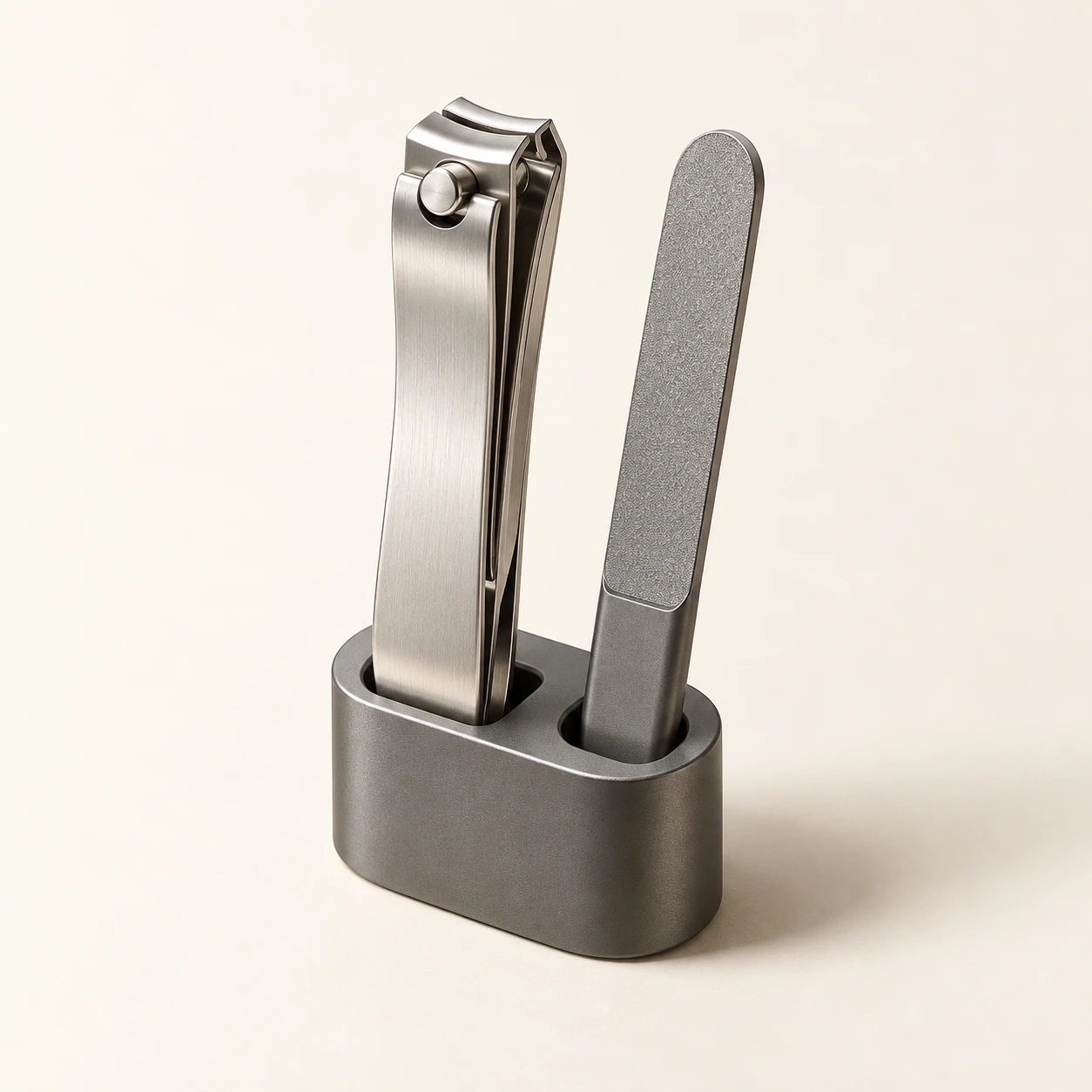 Studio Stand — Silver / Graphite